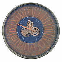 Часы настенные с подвижным механизмом INDUSTRIAL GEAR, Ø80 см