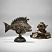 Статуэтка рыба MONSTERT FISH в индустриальном стиле, 20*23