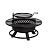 Костровая чаша гриль 90*64 см, цвет черный