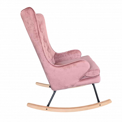 Кресло-качалка, 110*64*95, цвет пыльная роза